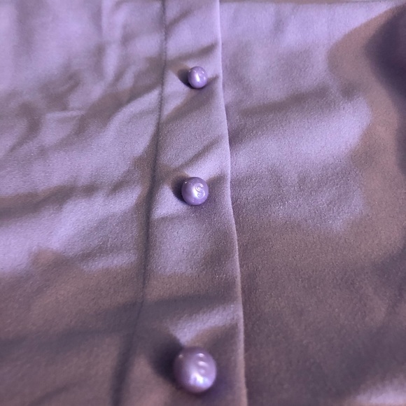 SHEIN 4X Lilac purple peplum top NWOT - Picture 7 of 13